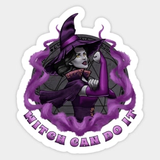 witch can do it Sticker